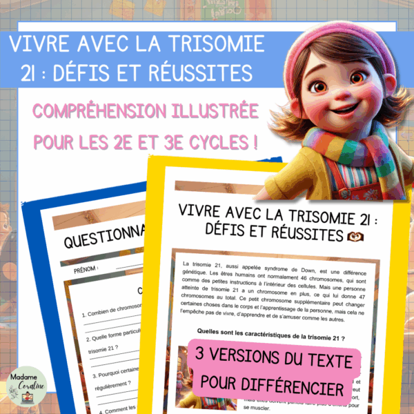Compréhension de lecture - Journée de la Trisomie 21