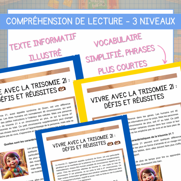 Compréhension de lecture - Journée de la Trisomie 21 – Image 2