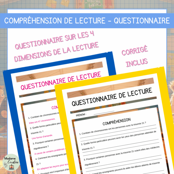 Compréhension de lecture - Journée de la Trisomie 21 – Image 3