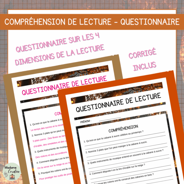 Compréhension de lecture - Temps des sucres - La cabane à sucre et ses traditions – Image 3