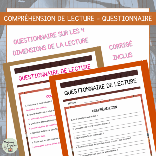 Compréhension de lecture - Temps des sucres - Les coulisses de la cabane à sucre – Image 3