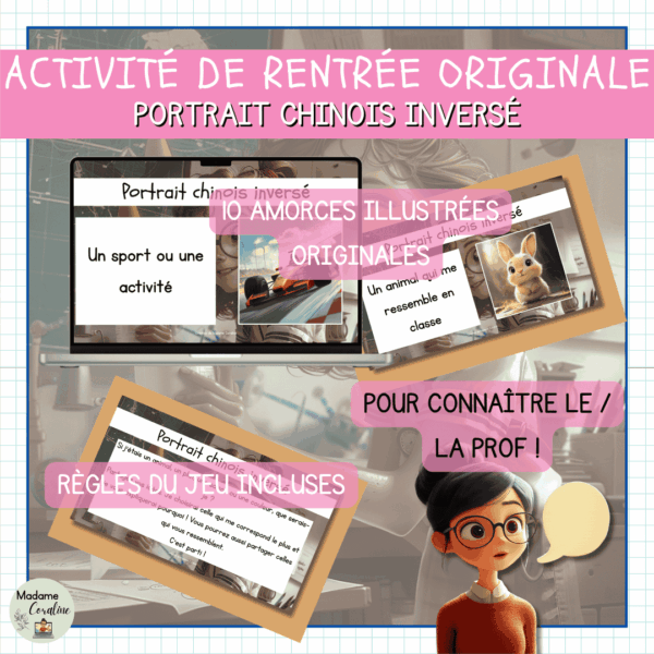 Activité de rentrée originale - Portrait chinois inversé