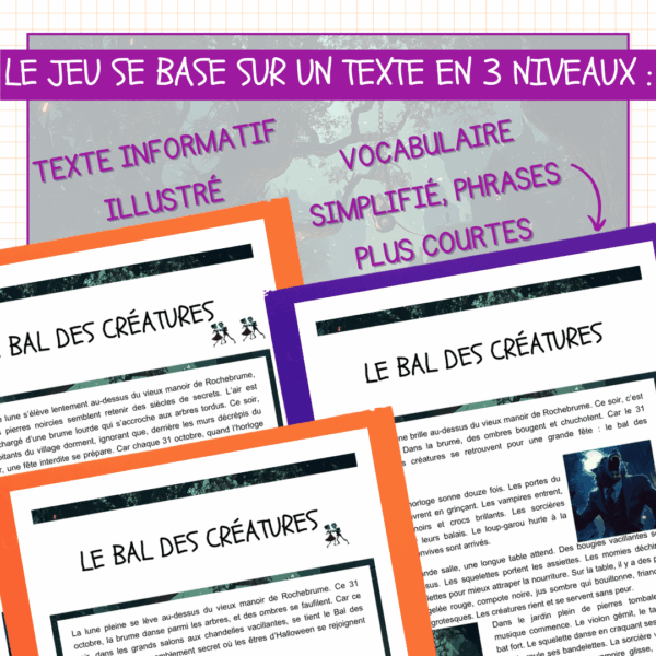 jeu d'évasion de lecture d'Halloween