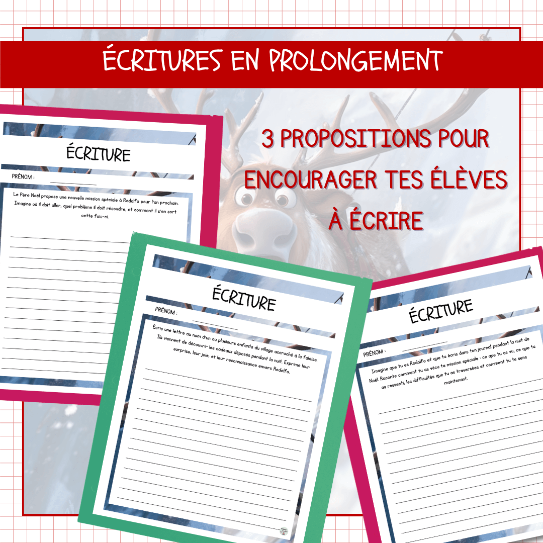 Compréhension de lecture de Noël – Rodolfo, le renne qui a le vertige – Image 4