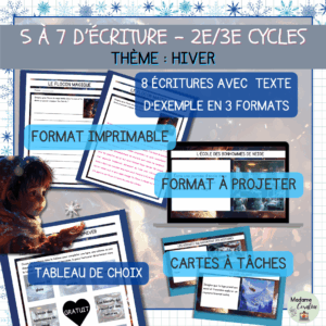 5 à 7 écriture créative hiver