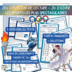 Jeu d'évasion de lecture sur les jeux olympiques d'hiver 1