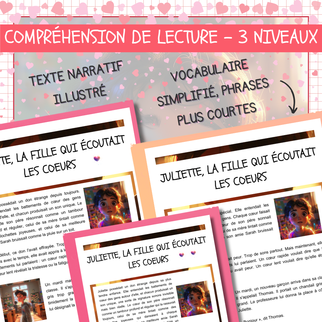 Lecture Ecriture Saint-Valentin Juliette