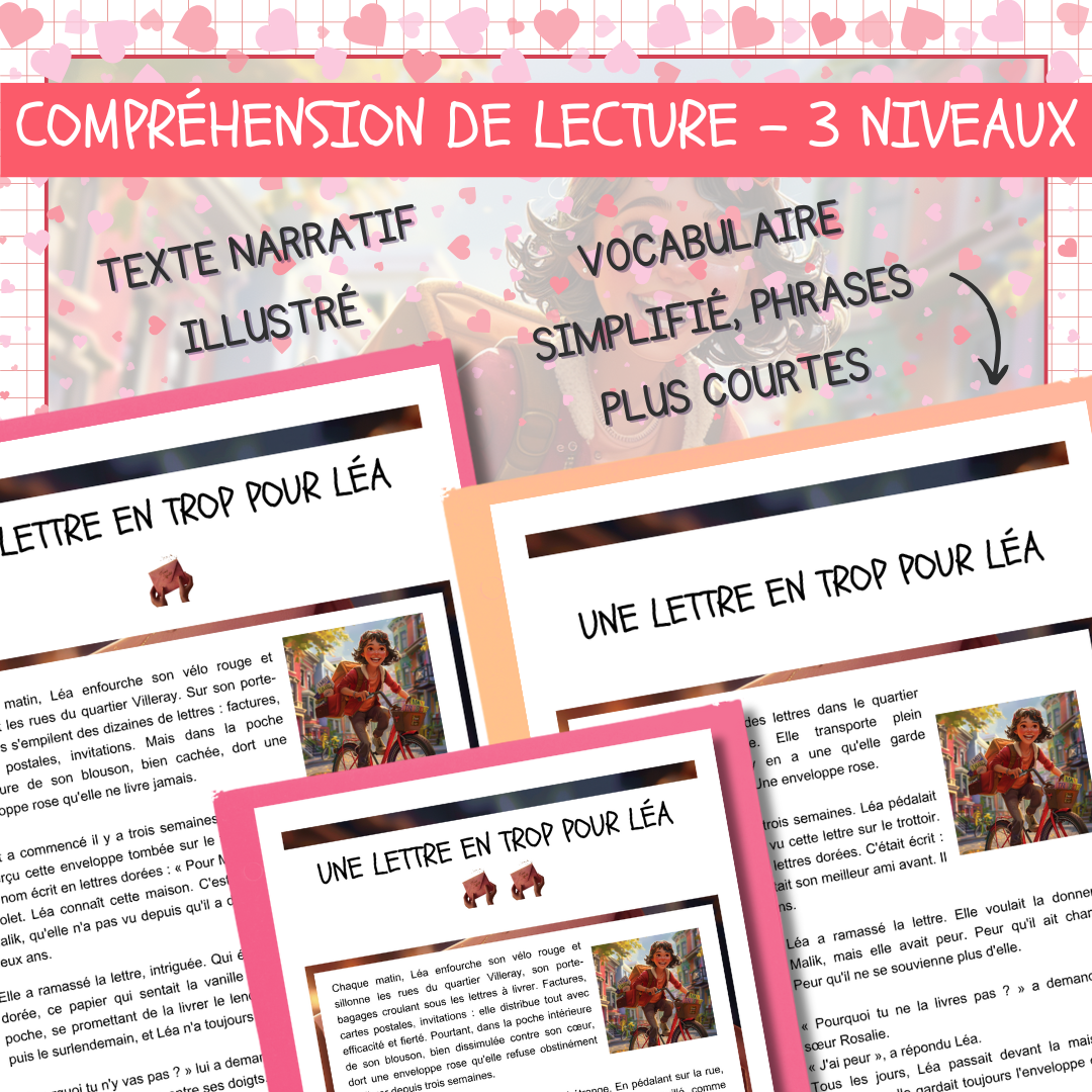 Lecture Ecriture Saint-Valentin Léa