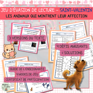 Jeu d'évasion de lecture de Saint-Valentin