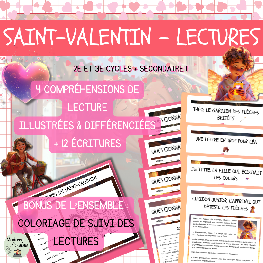 Lecture Ecriture Saint-Valentin Récits
