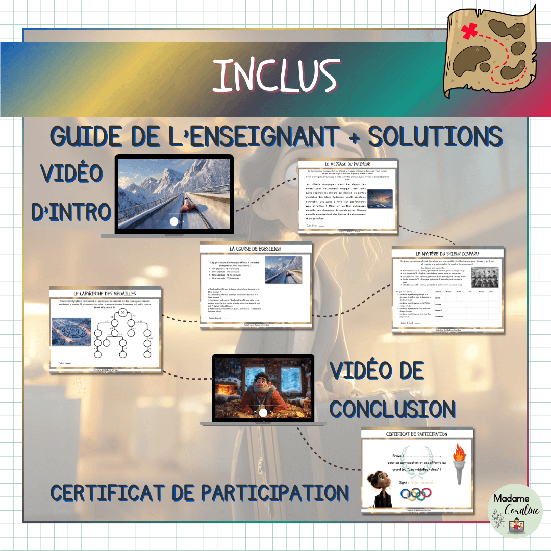 Jeu d'évasion sur les jeux Olympiques d'hiver 1